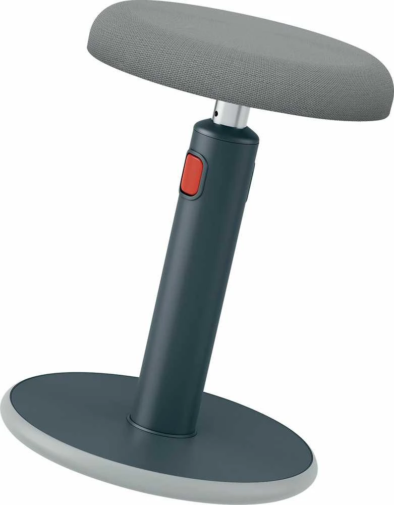 Ergonomiška kėdė Leitz Ergo Cosy, „du viename“, aksominės pilkos spalvos