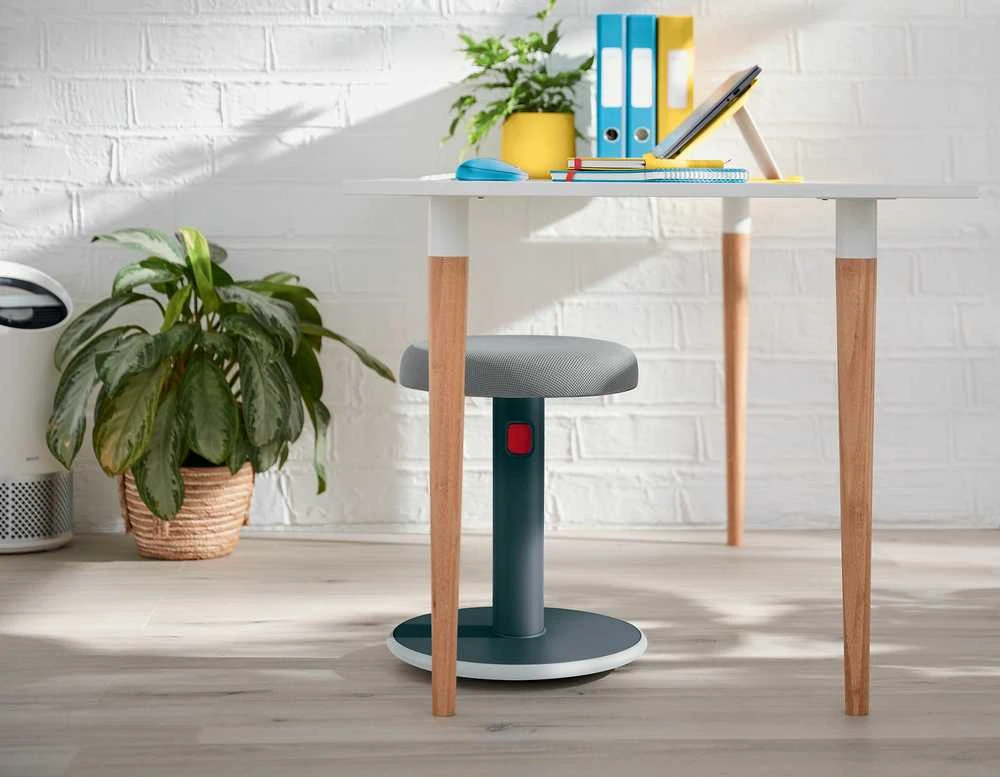 Ergonomiška kėdė Leitz Ergo Cosy, „du viename“, aksominės pilkos spalvos
