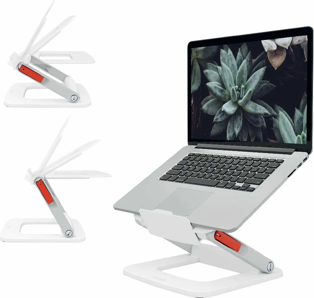 Nešiojamo Kompiuterio Stovas - Leitz Ergo Multi-Winkel 38,1 Cm (15") Baltas