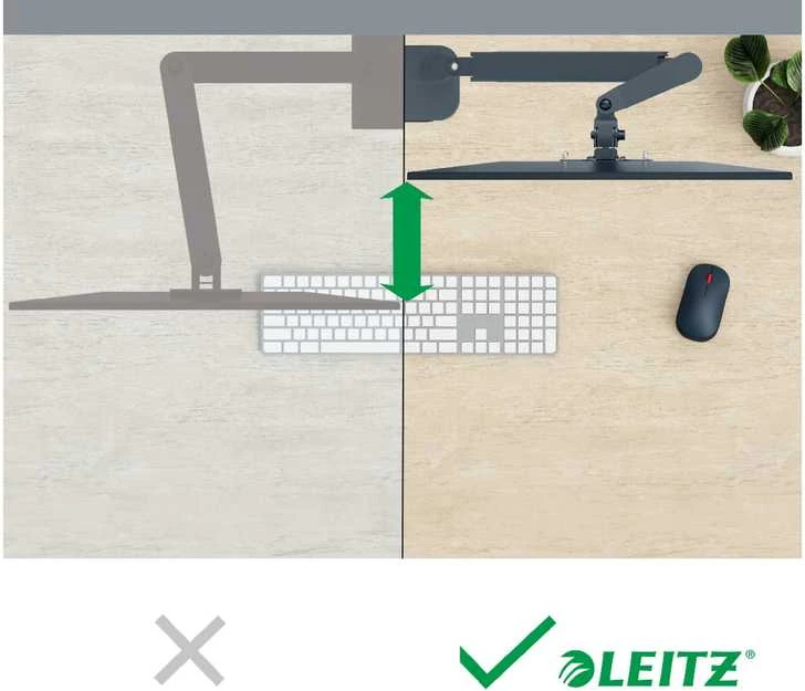 Laikiklis Leitz Ergo 65380089 pilka