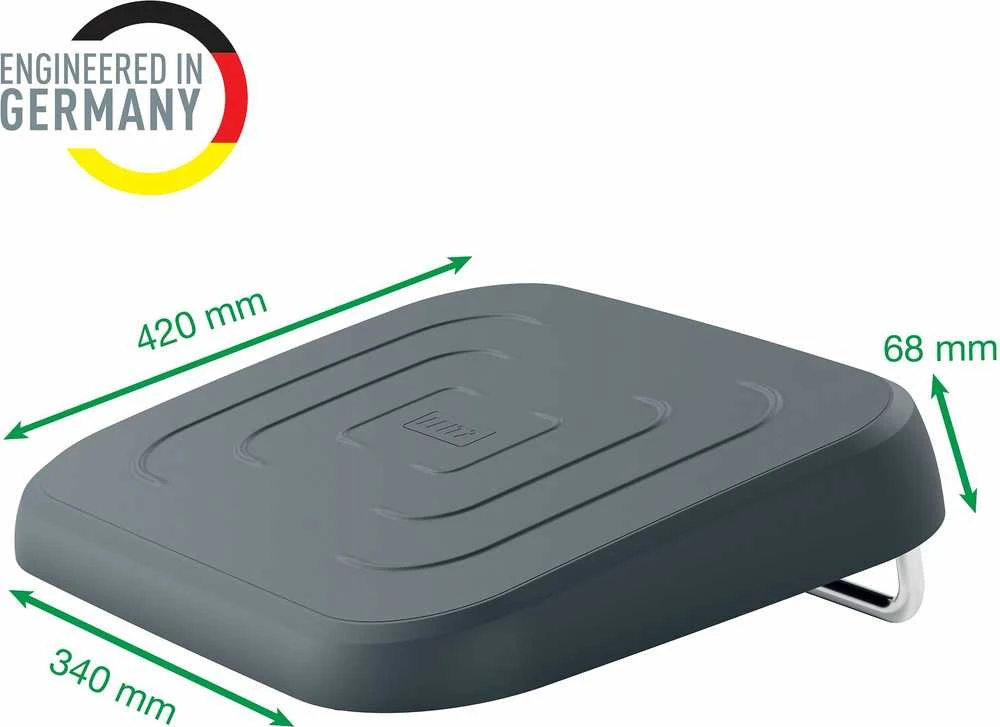 Leitz reguliuojamas ergonomiškas kojų atramos pagrindas, 80 % perdirbto plastiko