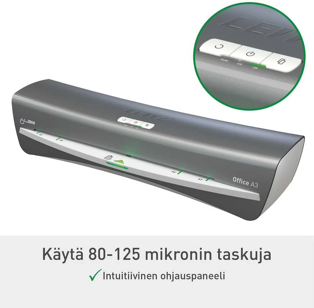 Laminavimo aparatas LEITZ iLAM OFFICE, A3, sidabro sp.