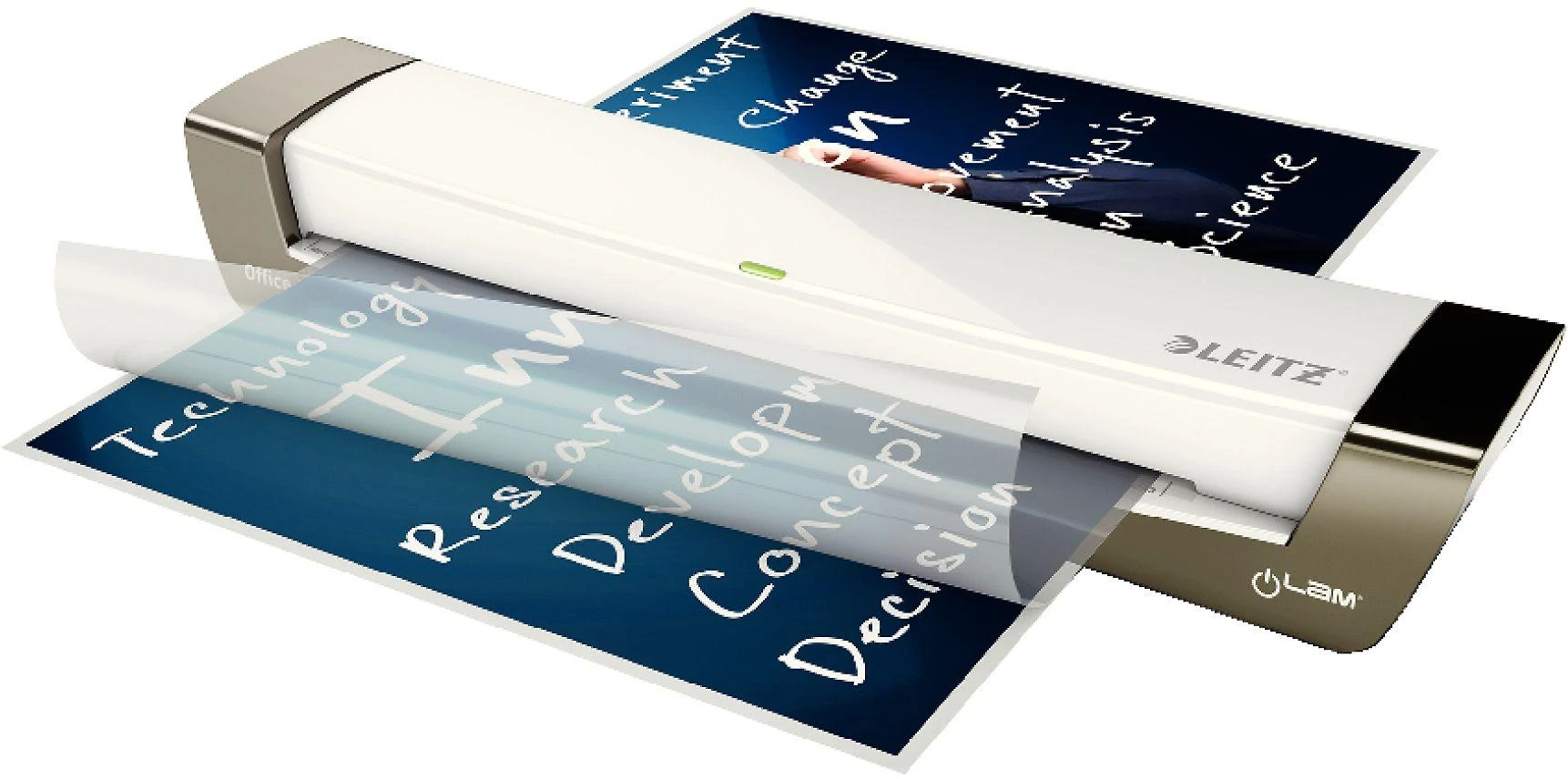 Laminavimo aparatas LEITZ iLAM OFFICE, A3, sidabro sp.
