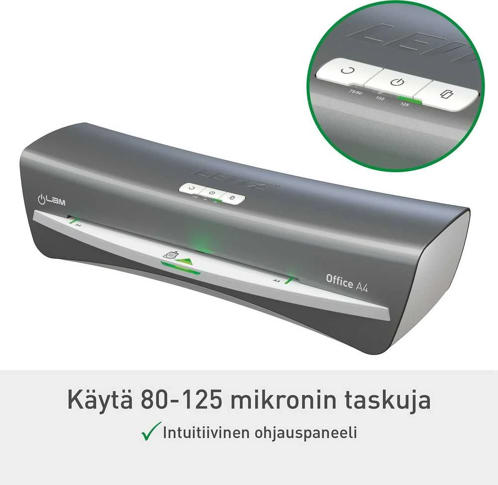 Laminavimo aparatas LEITZ iLAM OFFICE, A4, sidabro sp.