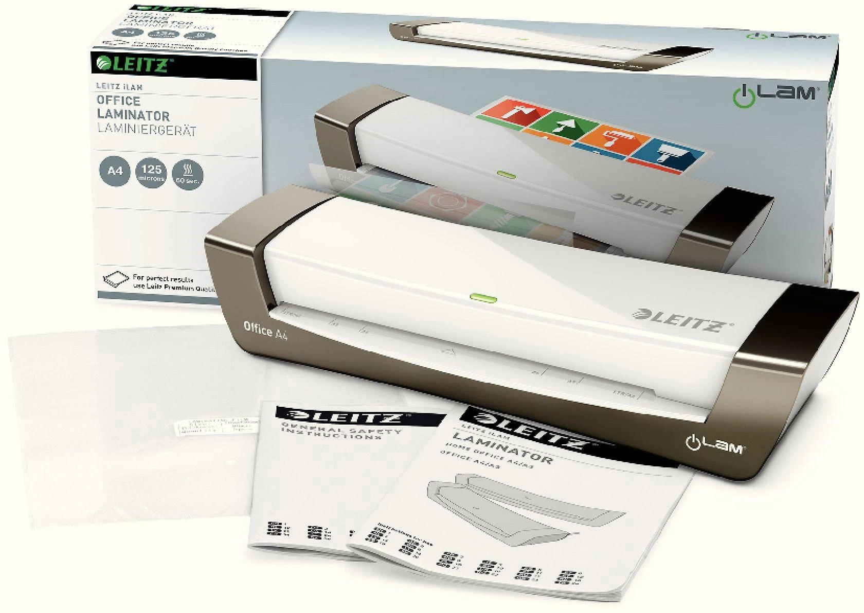 Laminavimo aparatas LEITZ iLAM OFFICE, A4, sidabro sp.