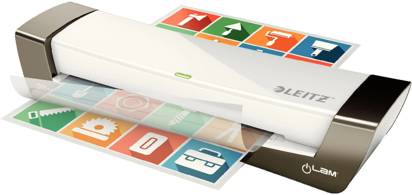 Laminavimo aparatas LEITZ iLAM OFFICE, A4, sidabro sp.
