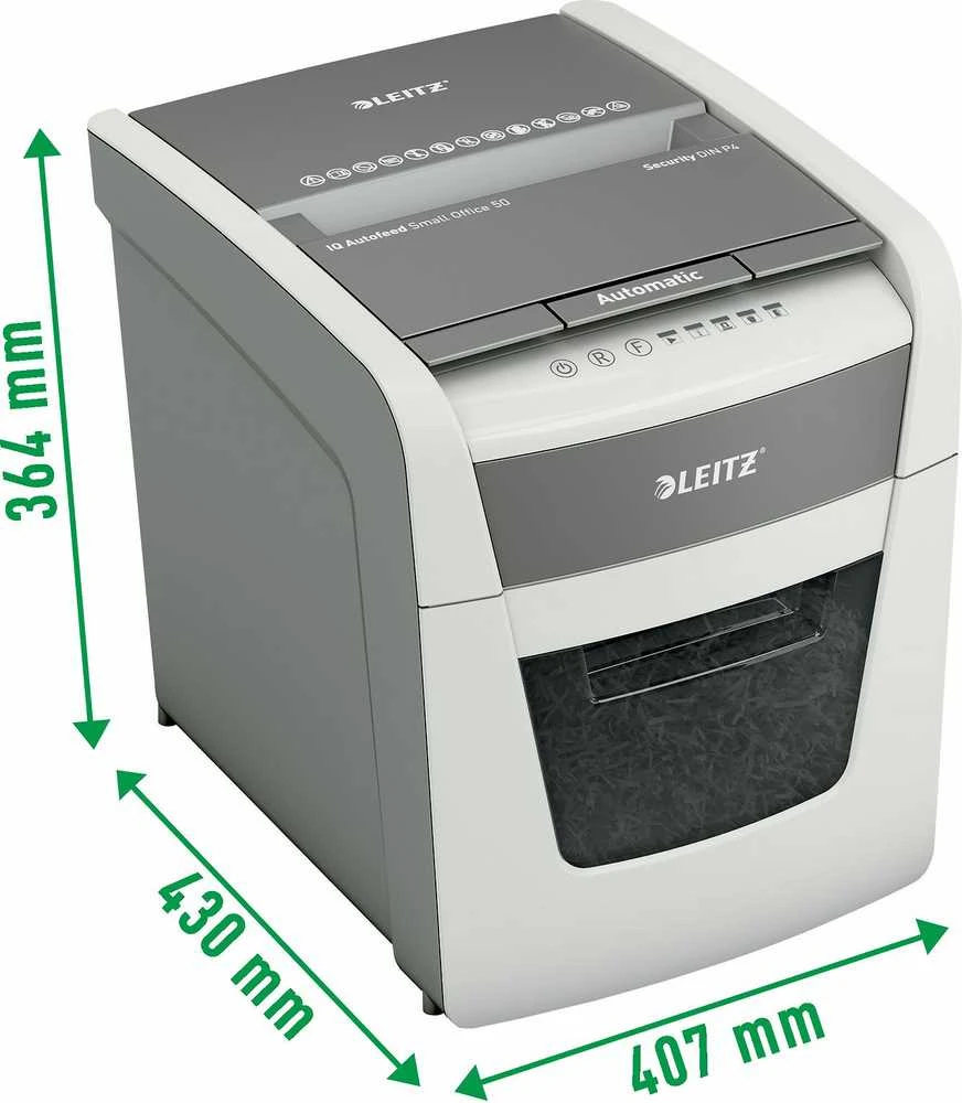 Dokumentų naikiklis Leitz IQ Autofeed Small Office50 P4