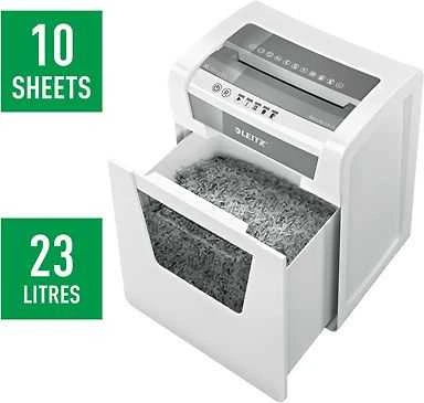 Dokumentų naikiklis LEITZ IQ Office, P5, 23L, 10 lapų/80gsm