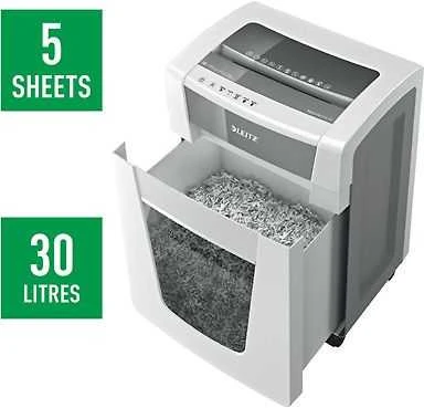 Dokumentų naikiklis LEITZ IQ Office Pro, P6+, 30L, 1x5mm