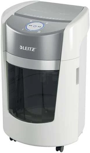 Leitz IQ OptiMax Small Office 350 Micro Cut popieriaus smulkintuvas Security P5 22L - Baltas