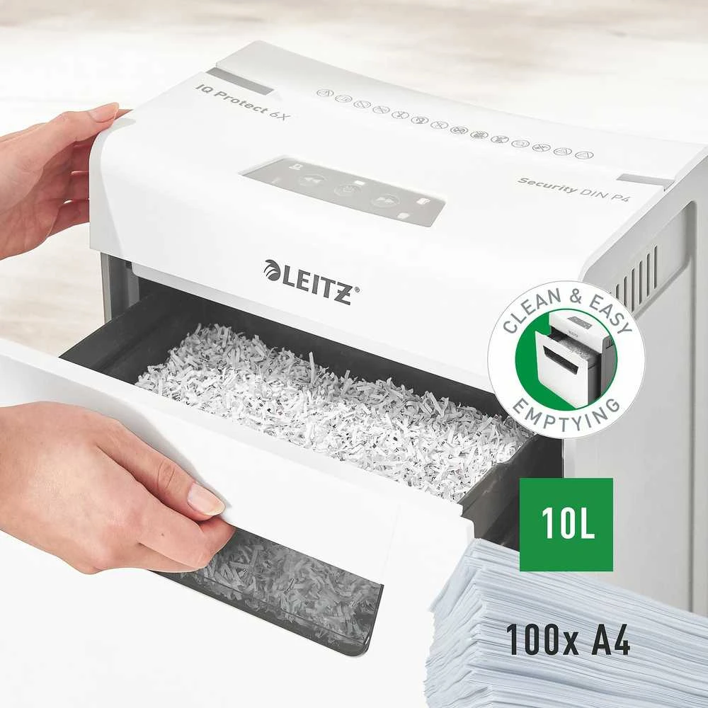 Dokumentų naikiklis LEITZ IQ Protect Premium 6X P4