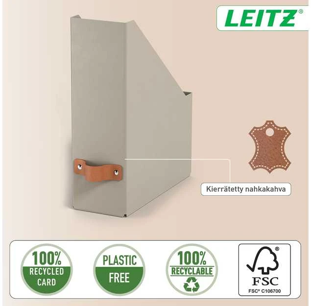 Segregatorius Leitz Puro žurnalų segtuvams, 2 vnt. pakuotėje, rusvai gelsvas, 100 mm, 260 mm, 310 mm, 310 g, Italija