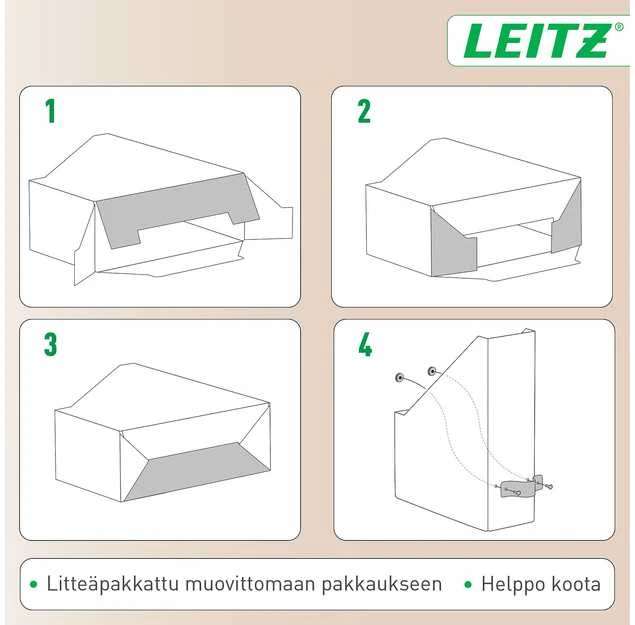 Segregatorius Leitz Puro žurnalų segtuvams, 2 vnt. pakuotėje, rusvai gelsvas, 100 mm, 260 mm, 310 mm, 310 g, Italija