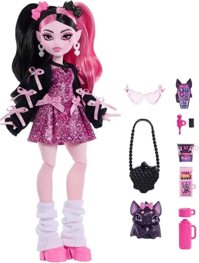 Lėlė su aksesuarais „Monster High Drakulaura“, JHK29
