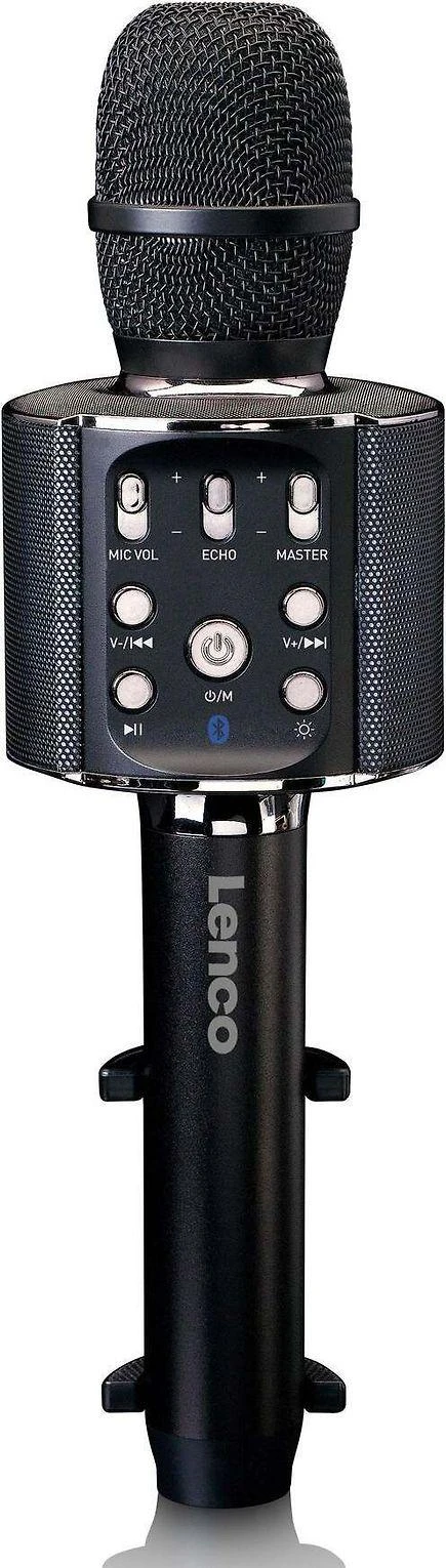 LENCO BMC-090 Karaoke-Mikrofonas, juodas