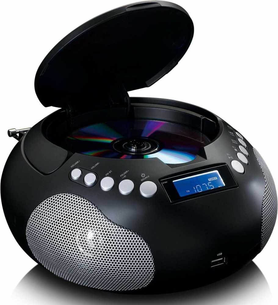 Lenco SCD-33 Boombox CD/BT/Radijas juodas