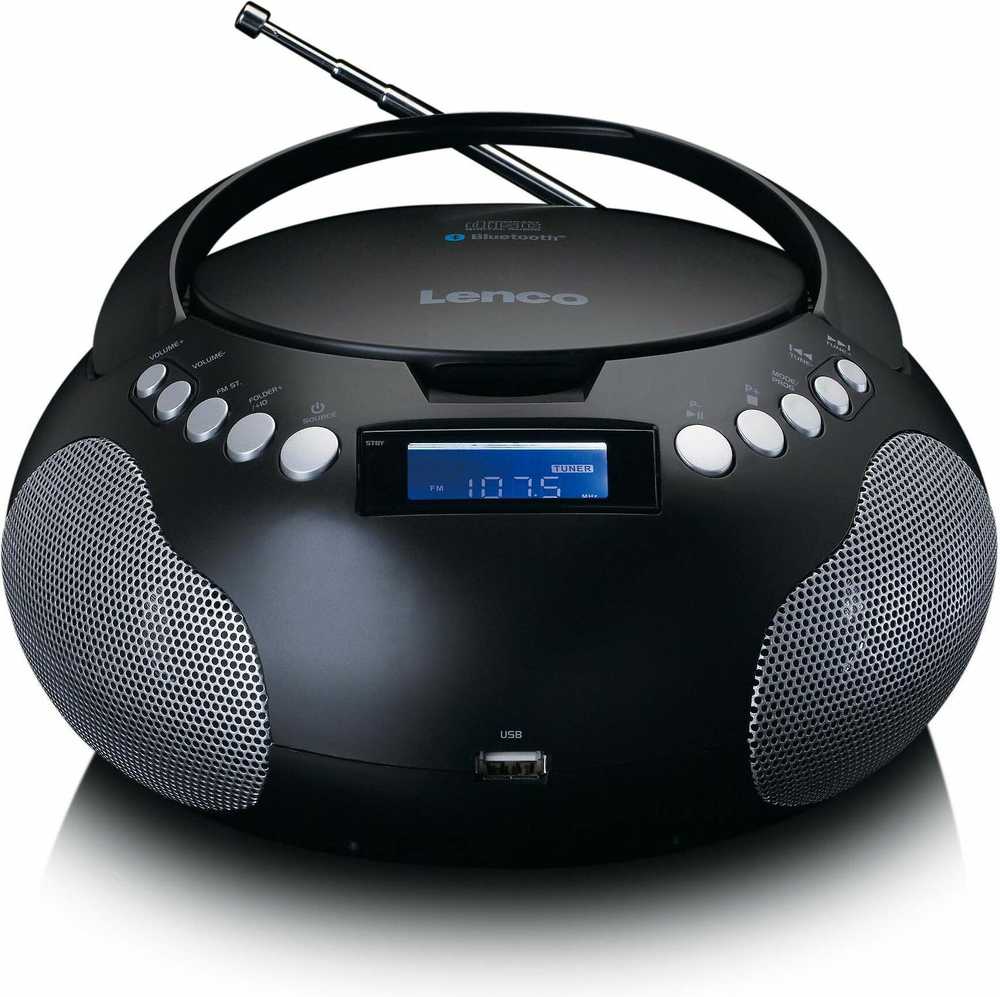 Lenco SCD-33 Boombox CD/BT/Radijas juodas