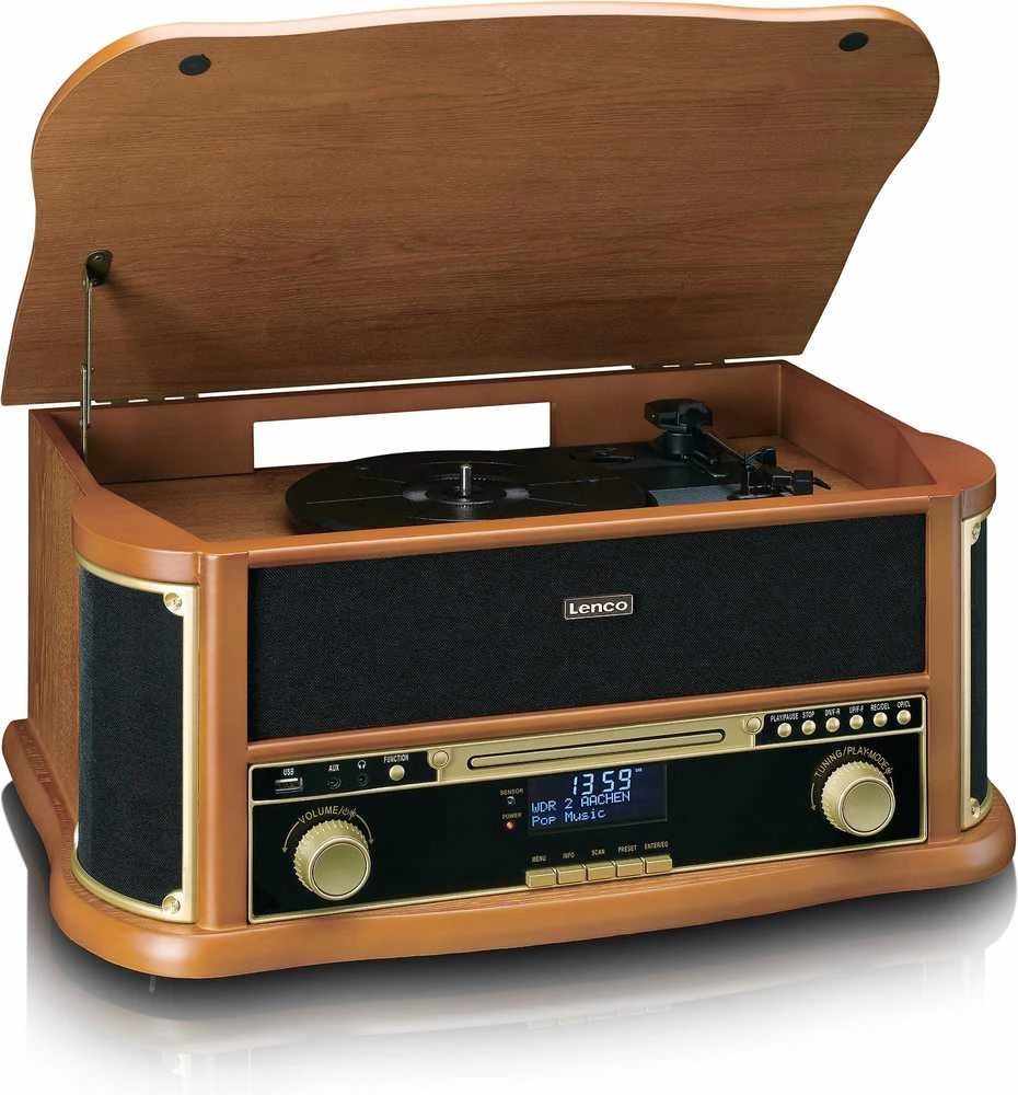 Muzikinis centras Lenco TCD-2571 skylė