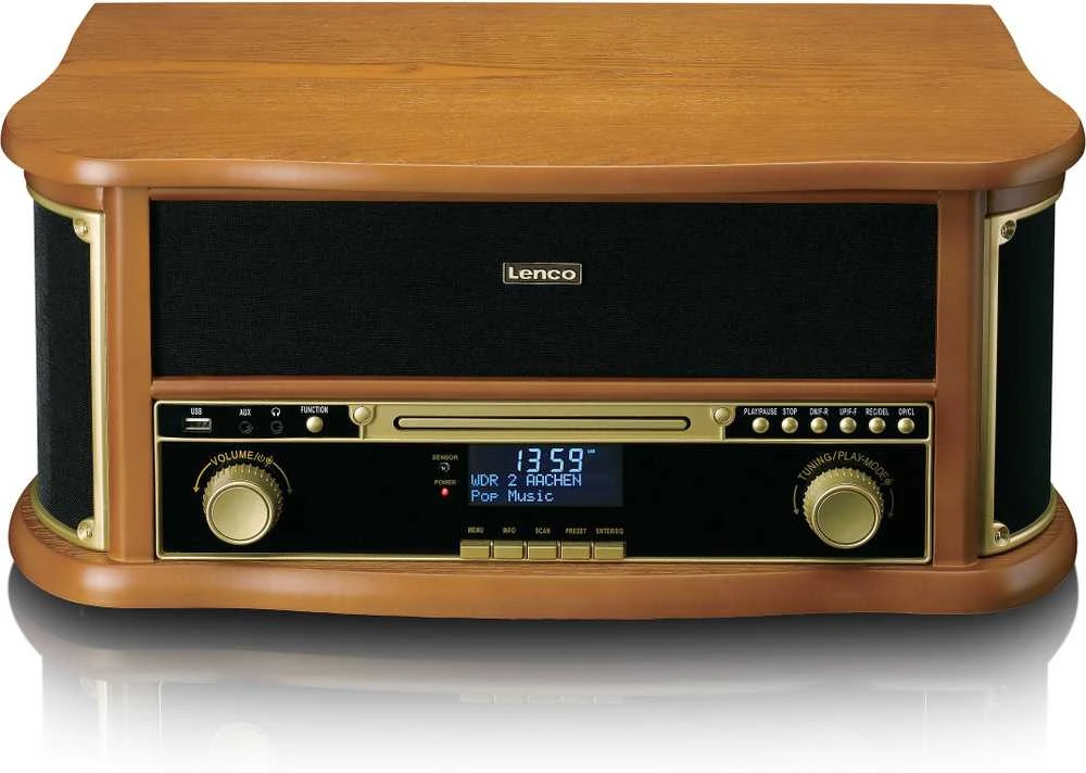 Muzikinis centras Lenco TCD-2571 skylė