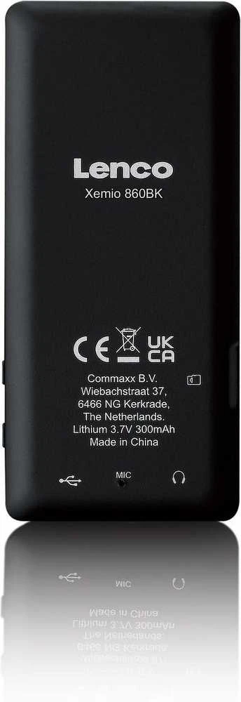 Lenco XEMIO-860 MP4 grotuvas 8GB juoda