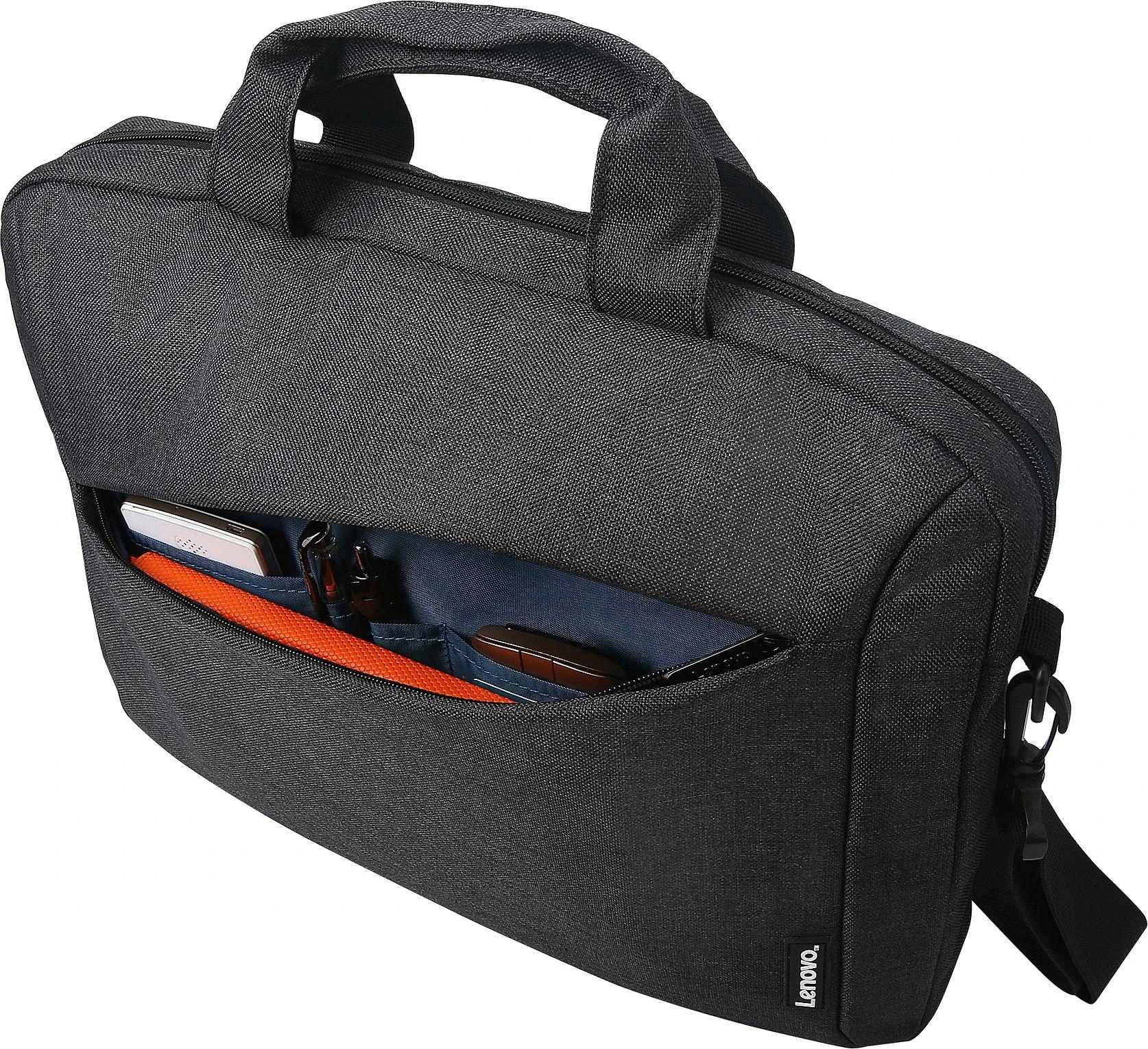 Lenovo | Casual Toploader T210 | Tinka iki 15.6 " | Messenger - Briefcase | Juodas