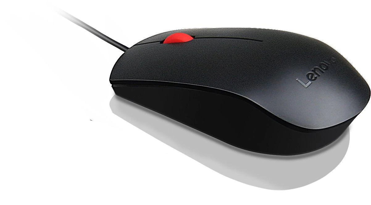 Pelė Lenovo Essential USB, juoda