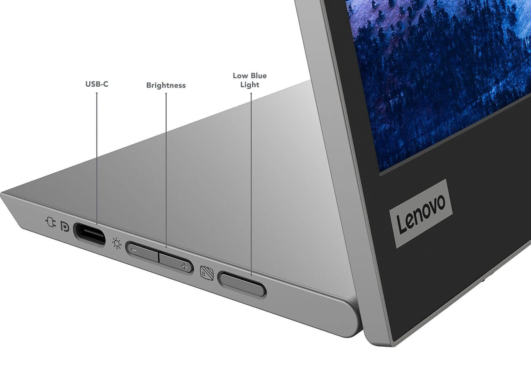 Monitorius LENOVO L15 15,6" FHD WLED (1920X1080) IPS PANEL / 250NITS / 60HZ / 6MS / USB-C 3.2 (3 METŲ GARANTIJA)
