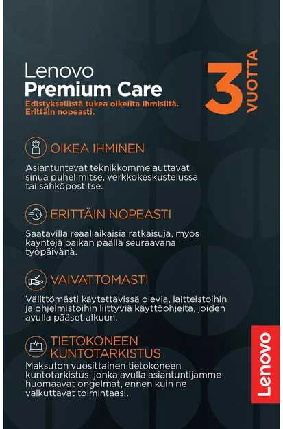„Lenovo Services“ 3 metų „Premium Care Service“ pratęsimo kortelė
