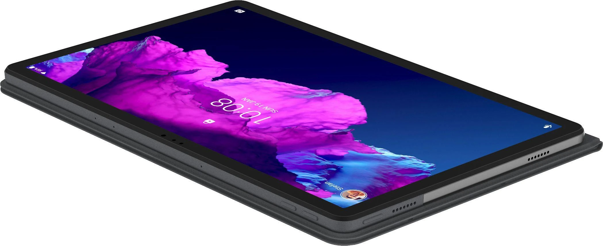 Lenovo Folio dėklas skirtas Lenovo P11, Juodas