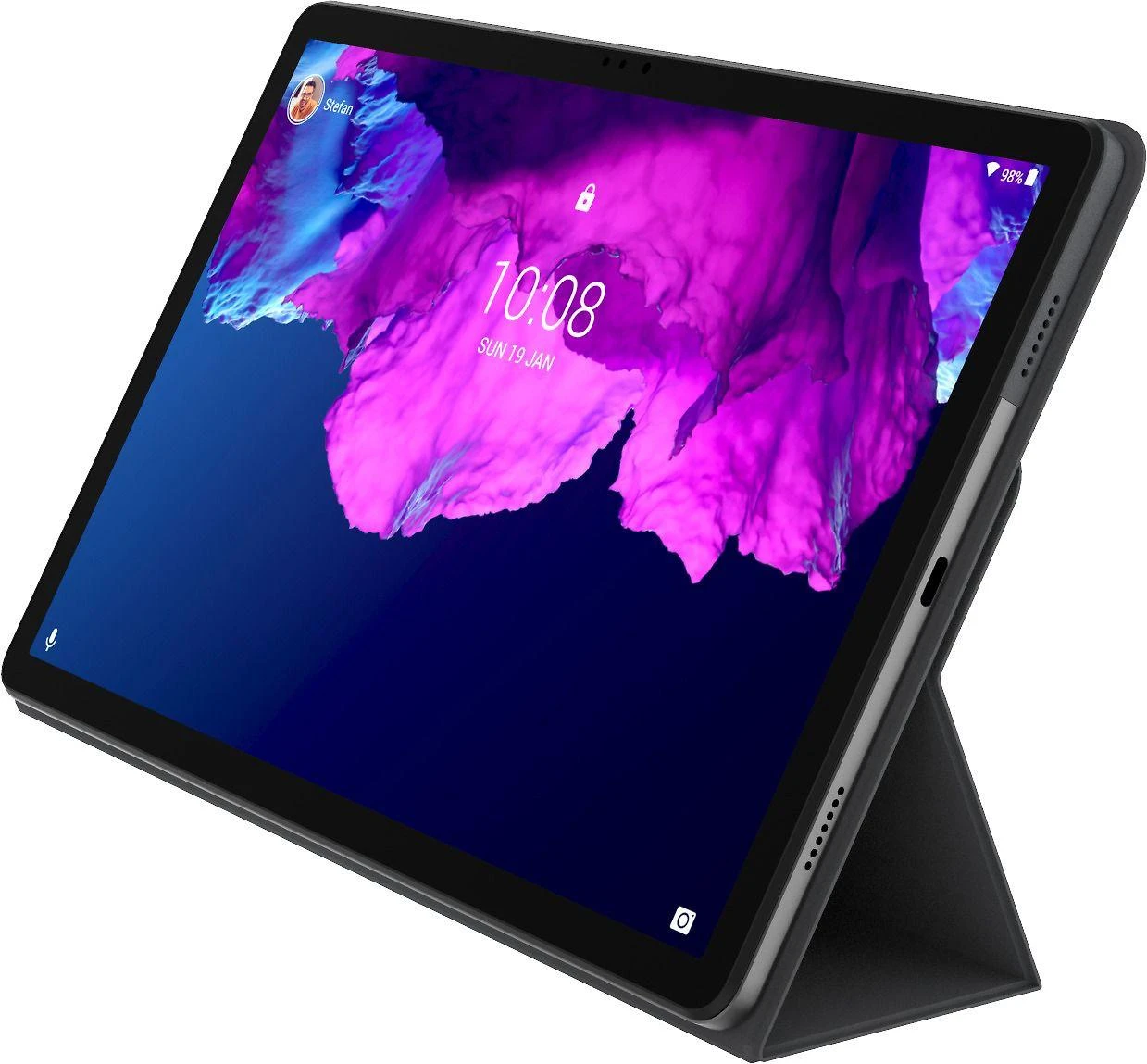 Lenovo Folio dėklas skirtas Lenovo P11, Juodas