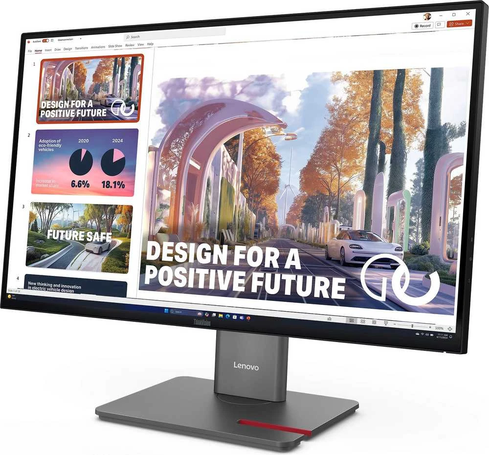 Monitorius Lenovo | ThinkVision P27QD-40 | 27 " | IPS | 16:9 | 120 Hz | 4 ms | 2560 x 1440 pikselių | 350 cd/m² | HDMI jungtys quantity 1 | Raven Juodas | Garantija 36 mėn.