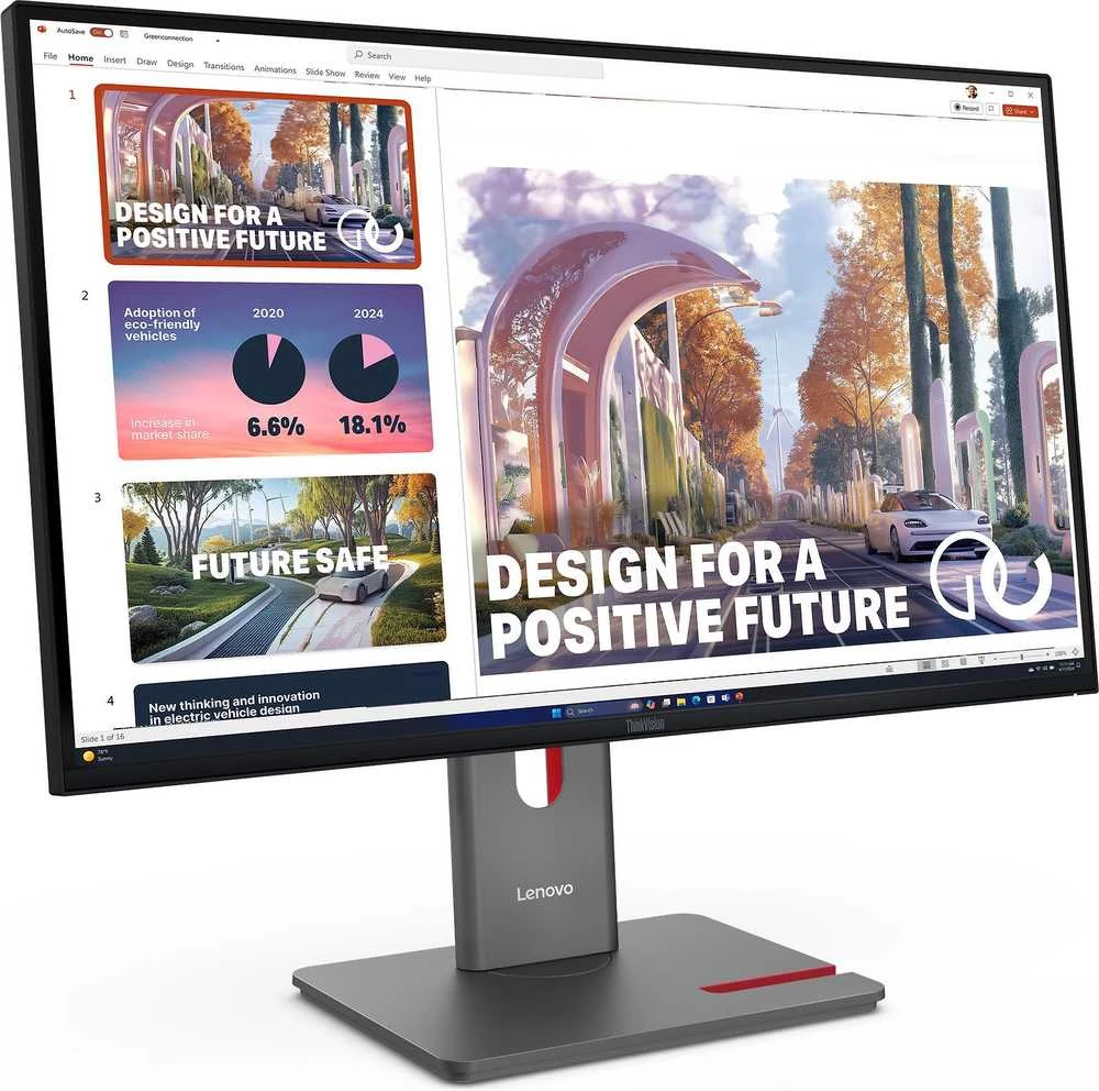 Monitorius Lenovo | ThinkVision P27QD-40 | 27 " | IPS | 16:9 | 120 Hz | 4 ms | 2560 x 1440 pikselių | 350 cd/m² | HDMI jungtys quantity 1 | Raven Juodas | Garantija 36 mėn.