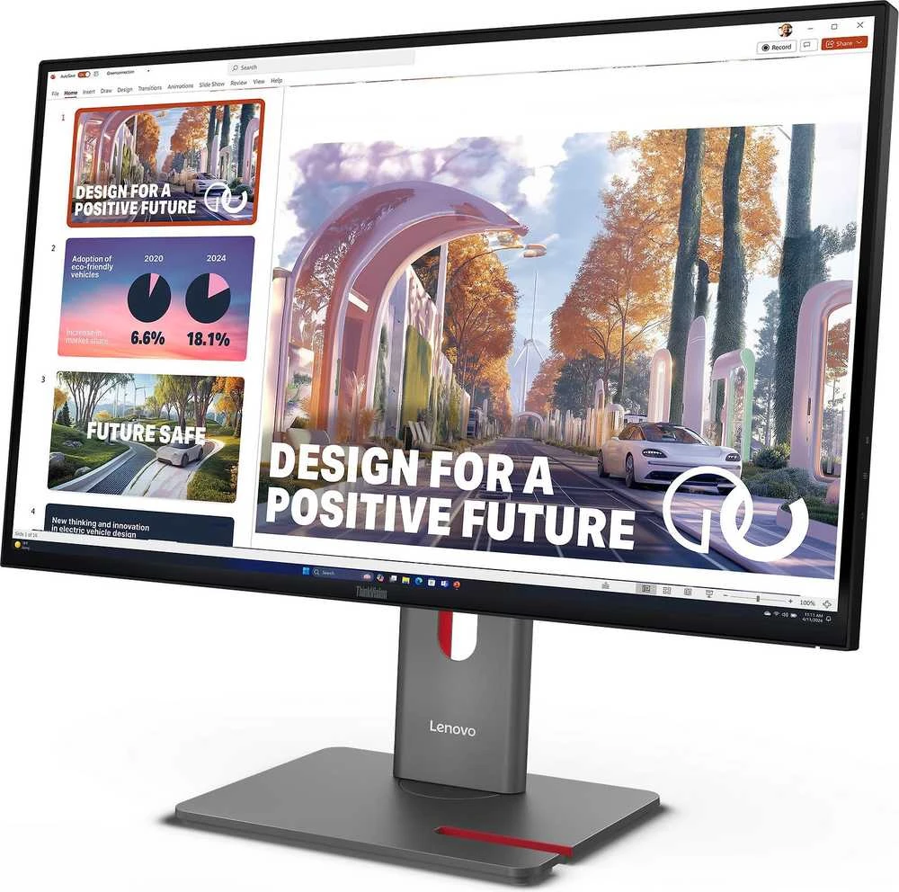 Monitorius Lenovo | ThinkVision P27QD-40 | 27 " | IPS | 16:9 | 120 Hz | 4 ms | 2560 x 1440 pikselių | 350 cd/m² | HDMI jungtys quantity 1 | Raven Juodas | Garantija 36 mėn.