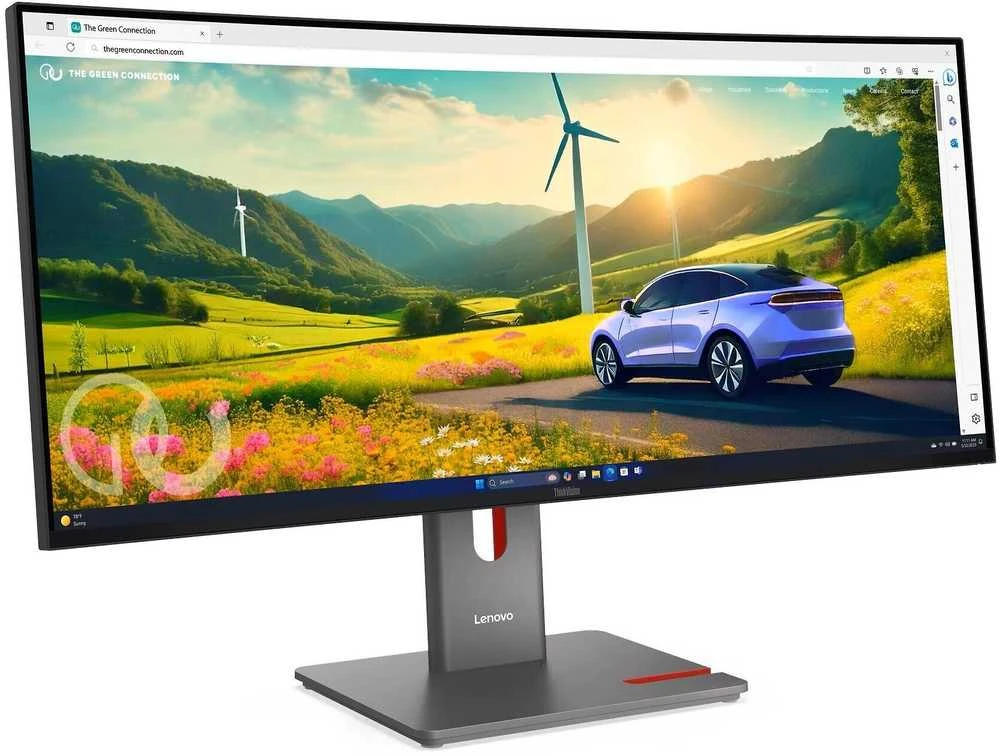 Monitorius Lenovo | ThinkVision | P34WD-40 | 34 " | IPS | 21:9 | 120 Hz | 4 ms | 3440x1440 pikselių | 350 cd/m² | HDMI jungtys quantity 1 | Eclipse juodas | Garantija 36 mėn.