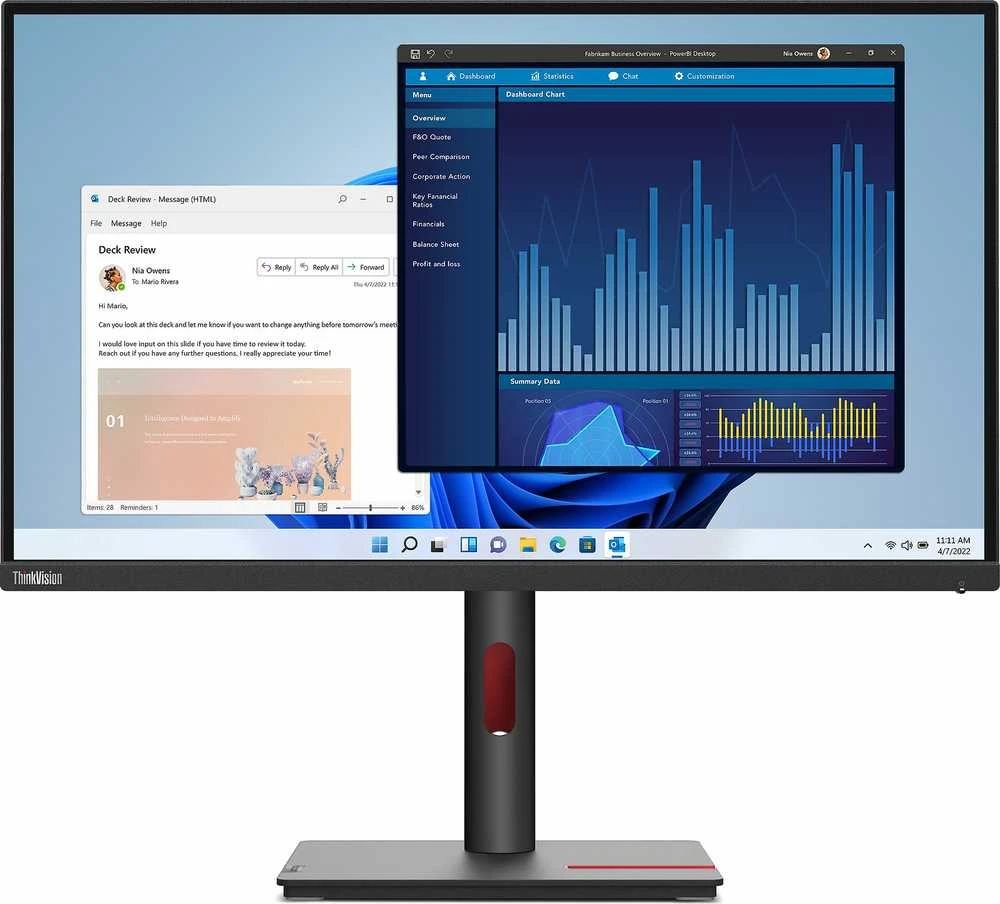 Monitorius Lenovo | ThinkVision | T27p-30 | 27 " | IPS | 4K | 16:9 | 60 Hz | 4 ms | 3840 x 2160 | 350 cd/m² | HDMI jungtys quantity 1 | Juodas | Garantija 36 mėn.
