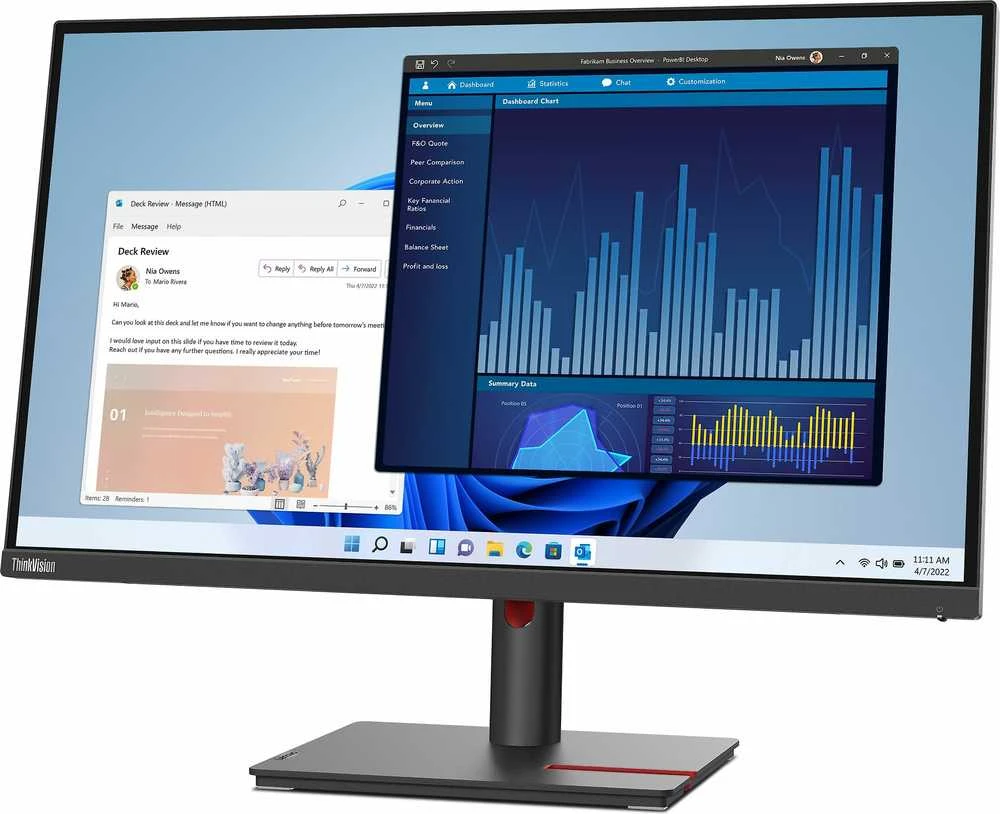 Monitorius Lenovo | ThinkVision | T27p-30 | 27 " | IPS | 4K | 16:9 | 60 Hz | 4 ms | 3840 x 2160 | 350 cd/m² | HDMI jungtys quantity 1 | Juodas | Garantija 36 mėn.