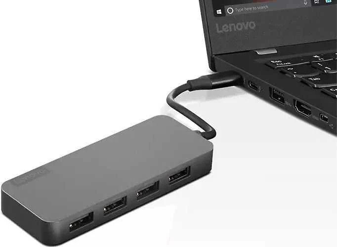 Lenovo | USB-C iki 4 prievadų USB-A šakotuvas (4 x USB 3.1 Gen 1)