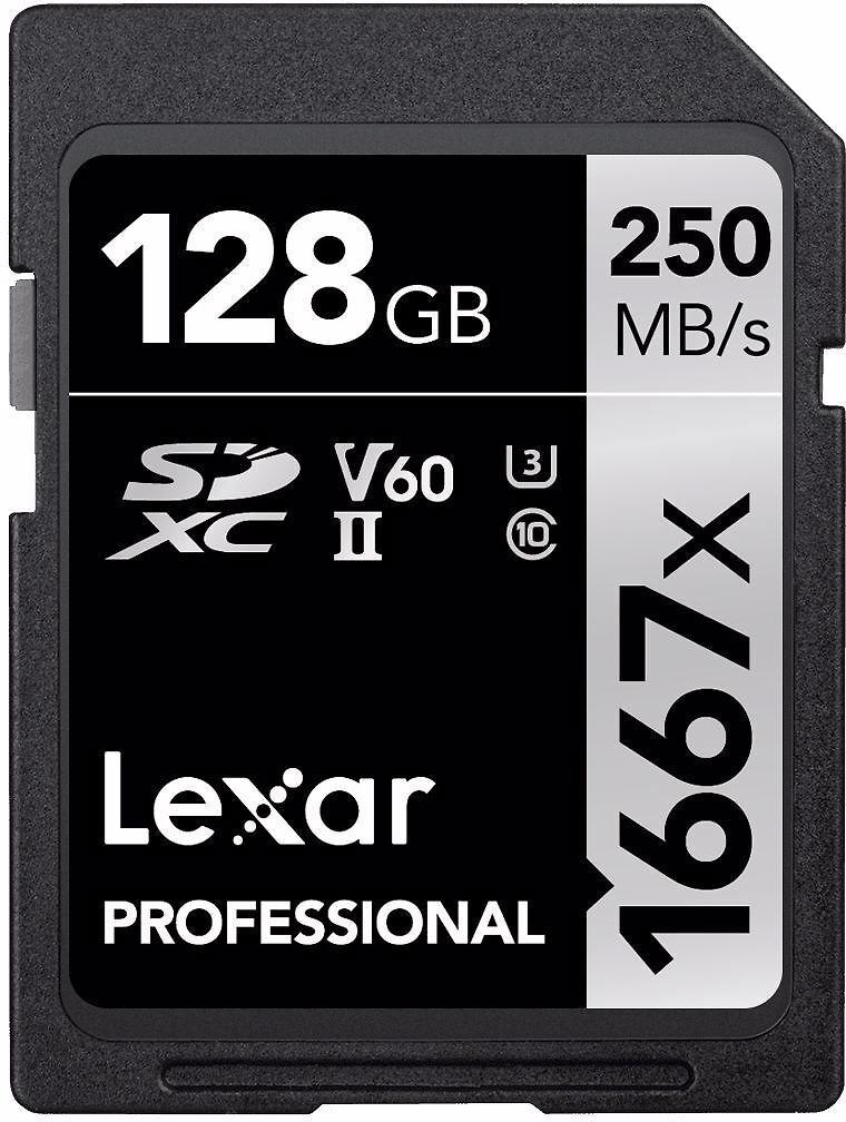 Atminties kortelė LEXAR PROFESSIONAL SDHC / SDXC 1667X UHS-II 128GB