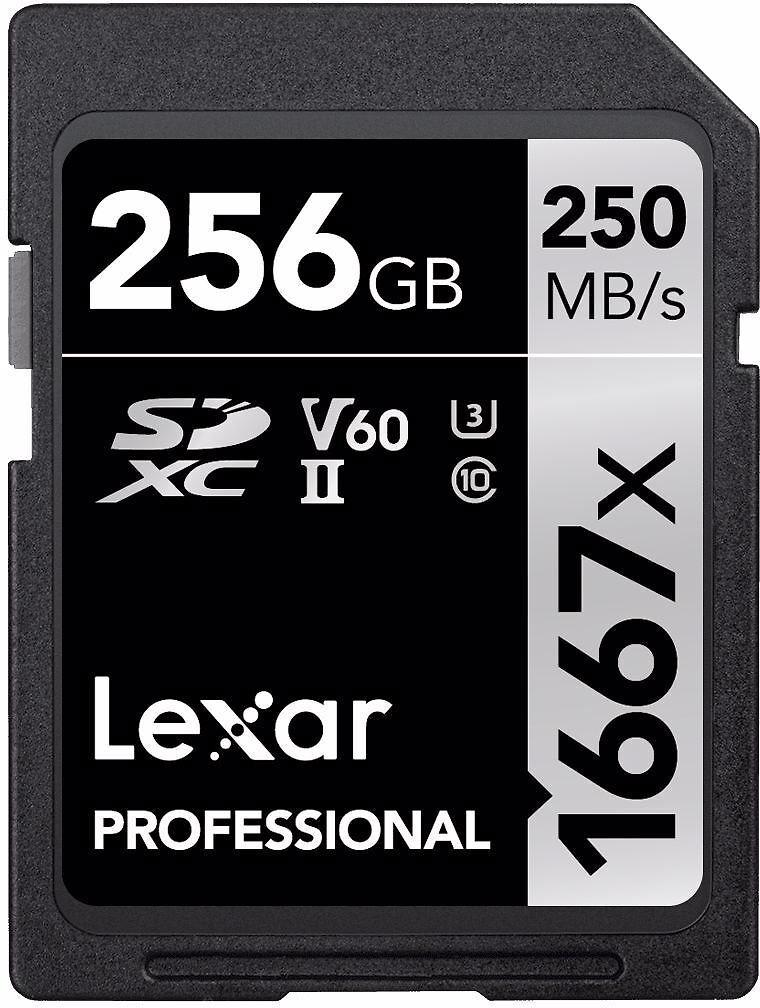 Atminties kortelė LEXAR PROFESSIONAL SDHC / SDXC 1667X UHS-II 256 GB