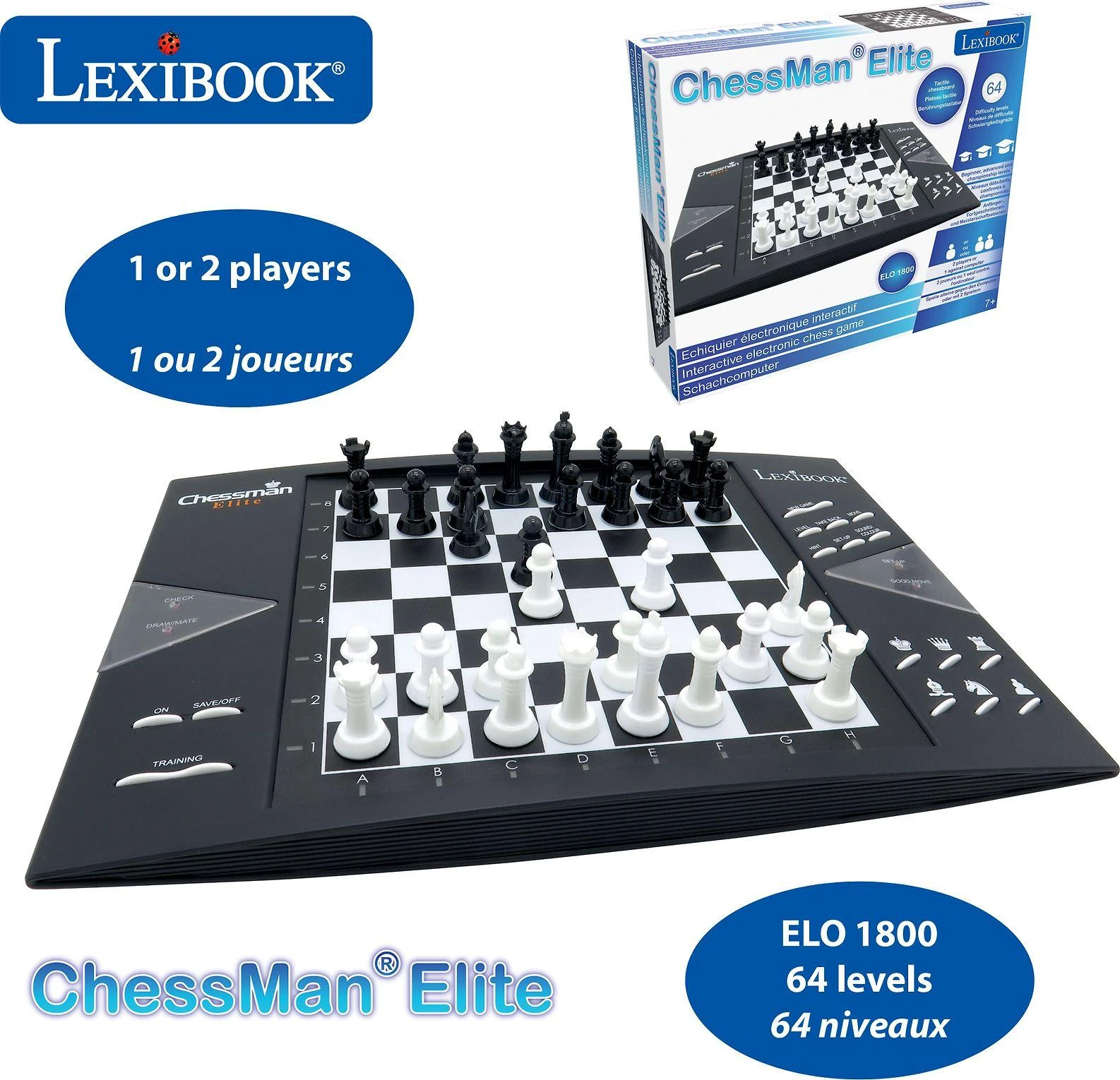 Lexibook ChessMan® Elite elektroninis šachmatų žaidimas