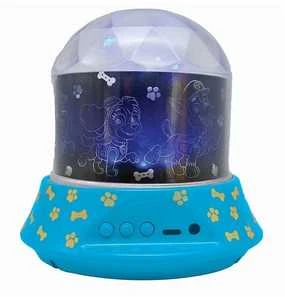 Lexibook – „Paw Patrol“ naktinės šviesos projektorius su garsiakalbiu – kompaktiškas ir nešiojamas