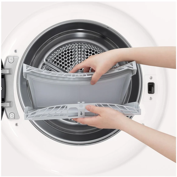 Džiovyklė LG RHX7010TWS, baltos spalvos