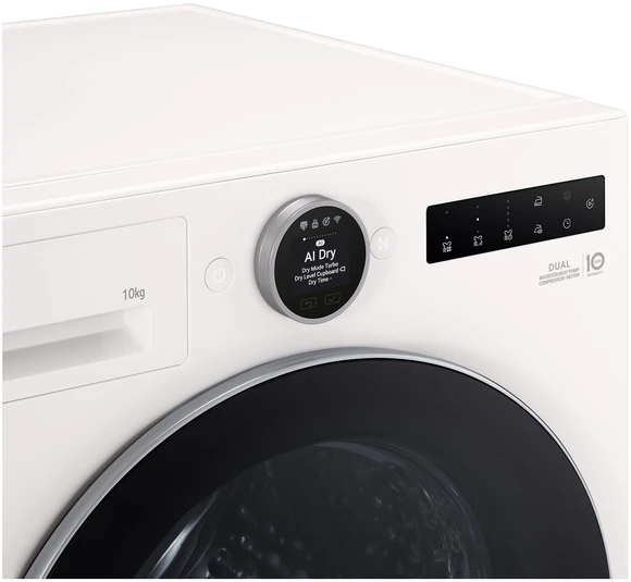 Džiovyklė LG RHX7010TWS, baltos spalvos