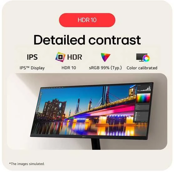 LG 29U511A-B computer monitorius 73.7 cm (29") 2560 x 1080 pikselių WFHD LCD Juodas