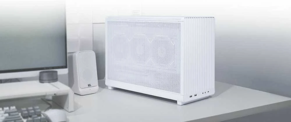 Kompiuterio korpusas Lian Li A3-mATX, Baltos spalvos