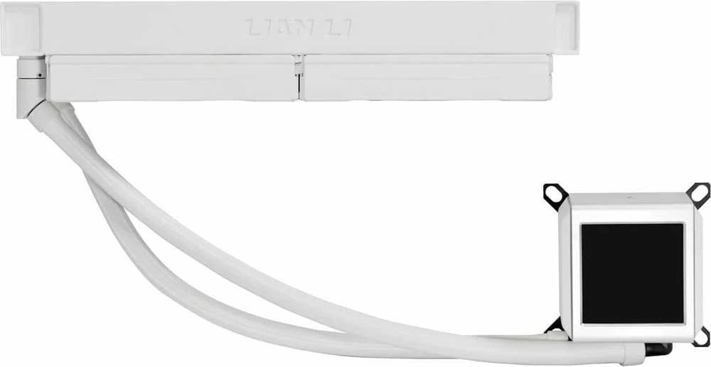 Lian Li GALAHAD II LCD 280 AIO, ARGB – baltos spalvos