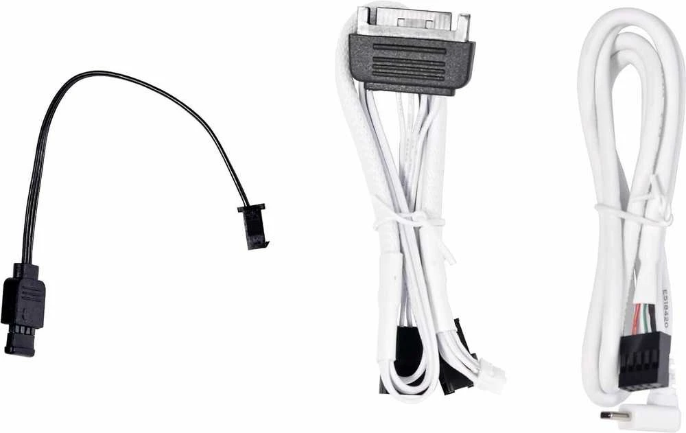 Lian Li GALAHAD II LCD 280 AIO, ARGB – baltos spalvos