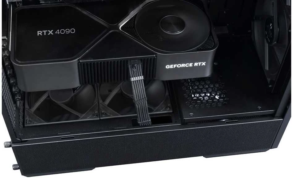 Lian Li LANCOOL 207 Digital PC-kompiuterio korpusas, Midi-Tower, ATX, Tempered Glass – juodos spalvos