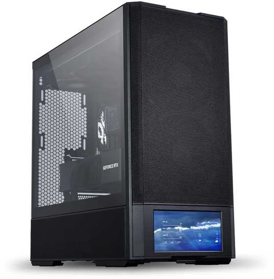 Lian Li LANCOOL 207 Digital PC-kompiuterio korpusas, Midi-Tower, ATX, Tempered Glass – juodos spalvos