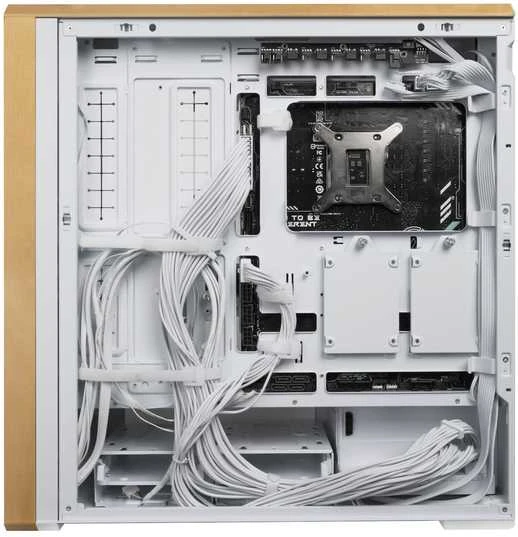 Lian Li LANCOOL 217 PC-kompiuterio korpusas, Midi-Tower, ATX, Tempered Glass – baltos spalvos